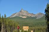 Mt. Thielsen, um antigo vulcão erodido pelo tempo, na Umpqua National Forest, no sul do Oregon, estado da costa oeste dos Estados Unidos